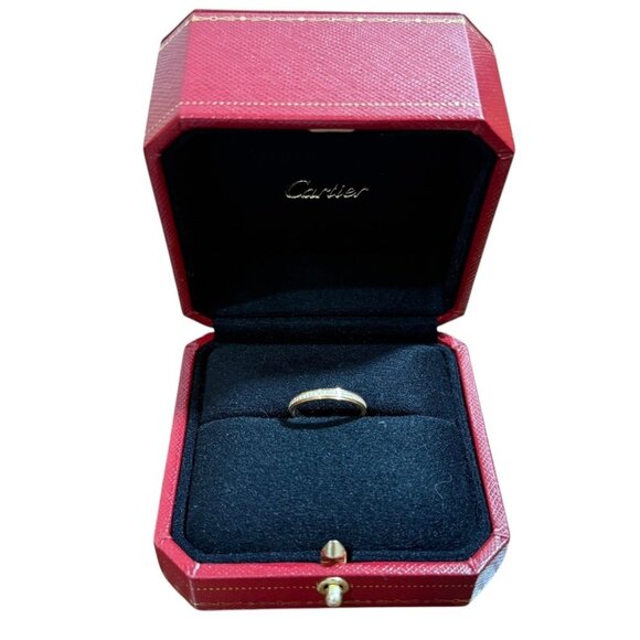 CARTIER Rose Gold Diamond Ring - Picture 1 of 7